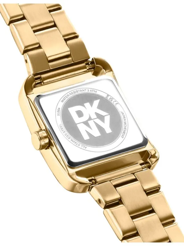 DKNY Damenuhren-City Midi goldf. DK1L004M0055