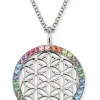ENGELSRUFER Halsketten + Collier-Ankerkette Lebensblume multicolor ERN-LILLIFL-ZIM