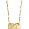 ENGELSRUFER Halsketten + Collier-Ankerkette Herzflügel plated ERN-LILHEARTWING-G