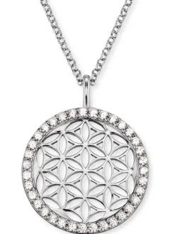 ENGELSRUFER Halsketten + Collier-Ankerkette Lebensblume Zirkonia ERN-LILLIFL-ZI