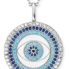 ENGELSRUFER Halsketten + Collier-Ankerkette Lucky Eye Emaille und Zirkonia ERN-EYE-ZIM