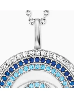 ENGELSRUFER Halsketten + Collier-Ankerkette Lucky Eye Emaille und Zirkonia ERN-EYE-ZIM
