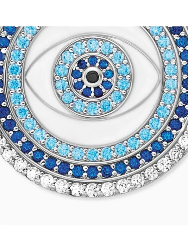 ENGELSRUFER Halsketten + Collier-Ankerkette Lucky Eye Emaille und Zirkonia ERN-EYE-ZIM