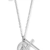 ENGELSRUFER Halsketten + Collier-Ankerkette Maria Perle ERN-LILMARIA-PE