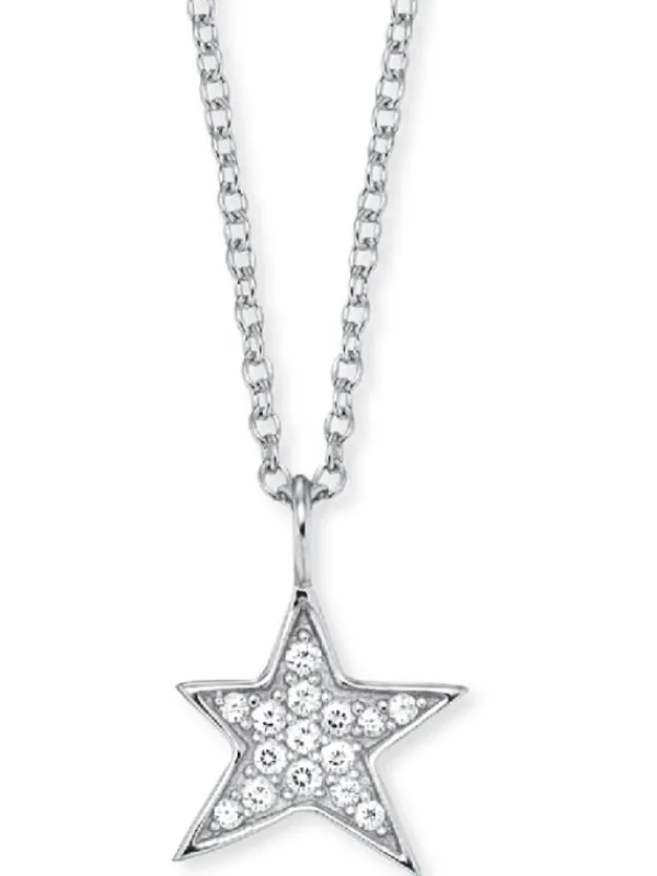 ENGELSRUFER Halsketten + Collier-Ankerkette Stern ERN-LILSTAR-ZI