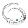 ENGELSRUFER Fußkettchen | Armbänder-Armband / Fußkette BOHO 2 in 1 Lebensbaum Silber ERBS-TREE-ZI