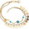 ENGELSRUFER Fußkettchen | Armbänder-Armband und Fußkette BOHO 2 in 1 Lebensbaum Gold ERBS-TREE-ZI-G