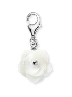 ENGELSRUFER Charms-Charm Rose mit Perlmutt ERC-ROSE-PE