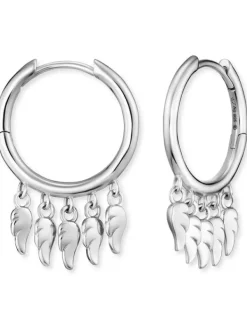 ENGELSRUFER Ohrschmuck-Creole Flying Wings Silber ERE-FLYWING5-CR