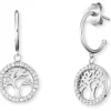ENGELSRUFER Ohrschmuck-Creole Lebensbaum Zirkonia ERE-LILTREE-ZI-CR