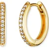 ENGELSRUFER Ohrschmuck-Creole Lola goldf. mit Zirkonia ERE-LOLA-ZI-G-CR-16