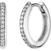 ENGELSRUFER Ohrschmuck-Creole Lola Silber mit Zirkonia ERE-LOLA-ZI-CR-16