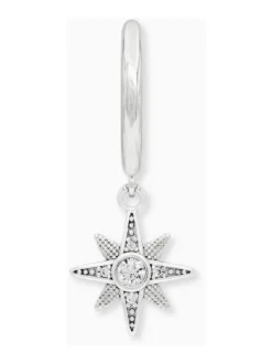 ENGELSRUFER Ohrschmuck-Creole New Star Silber mit Zirkonia ERE-NEWSTAR-ZI-CR