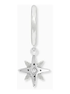 ENGELSRUFER Ohrschmuck-Creole New Star Silber mit Zirkonia ERE-NEWSTAR-ZI-CR