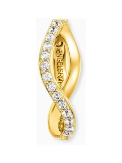 ENGELSRUFER Ohrschmuck-Creole Paradise Gold mit Zirkonia ERE-PARADISE-ZI-G-CR