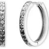ENGELSRUFER Ohrschmuck-Creole Shade Silber Zirkonia grau 21 mm ERE-SHADE-ZI-CR-21