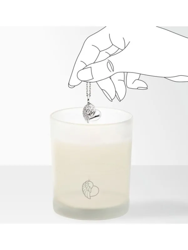 ENGELSRUFER Halsketten + Collier-Duftkerze Sensual mit Kette Flügel ERJC-LILWING