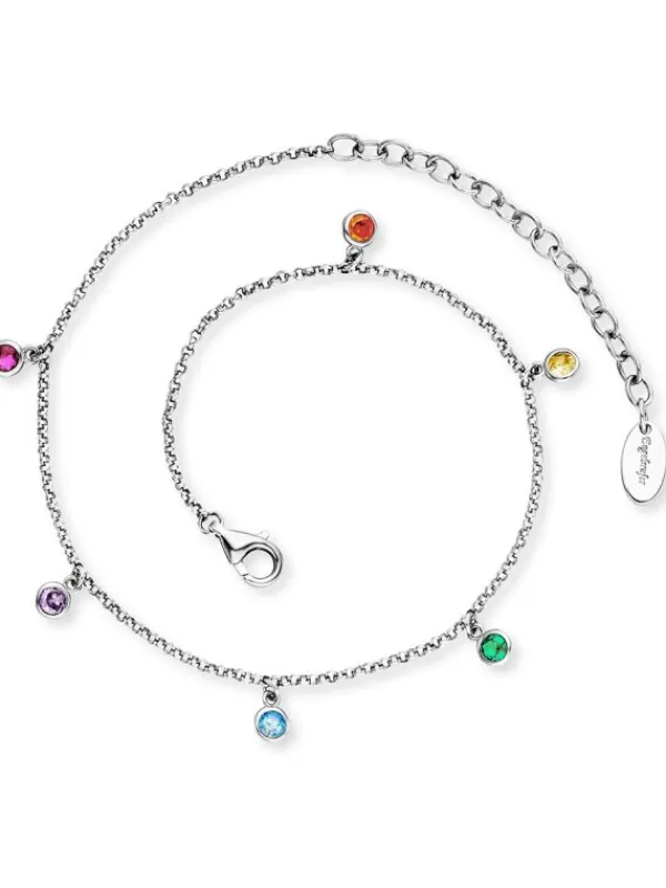 ENGELSRUFER Fußkettchen-Fußkette Moonlight Zirkonia Multicolor ERF-LILMOON-ZIM