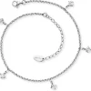 ENGELSRUFER Fußkettchen-Fußkette Shiny Edelstahl Zirkonia ERFS-SHINY-ZI