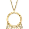 ENGELSRUFER Halsketten + Collier-Kette Flying Wings Silber Gold platiert mit Zirkonia ERN-FLYWING-ZI-G