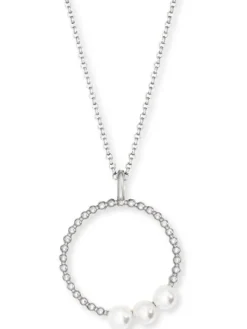 ENGELSRUFER Halsketten + Collier-Kette Muschelperlen Silber ERN-PEARLS