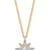 ENGELSRUFER Halsketten + Collier-Kette New Star Silber Bicolor mit Zirkonia ERN-NEWSTAR-ZI-BIG