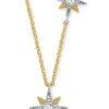 ENGELSRUFER Halsketten + Collier-Kette New Star Silber Bicolor mit Zirkonia ERN-2NEWSTAR-ZI-BIG