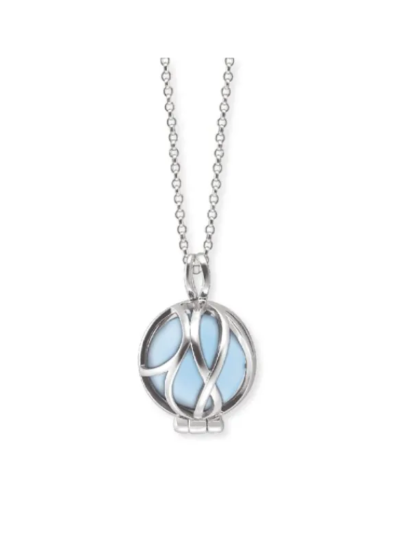 ENGELSRUFER Halsketten + Collier-Kette Poweful Stone Achat ERN-HEALPARA-BA-XS