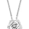 ENGELSRUFER Halsketten + Collier-Kette Rose Silber mit Zirkonia ERN-ROSE-ZI