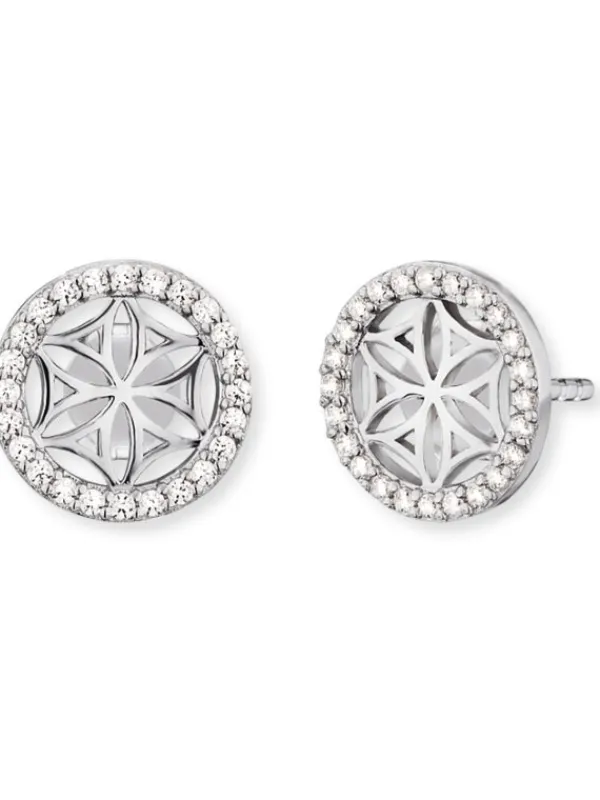 ENGELSRUFER Ohrschmuck-Ohrstecker Lebensblume Zirkonia ERE-LILLIFL-ZI-ST