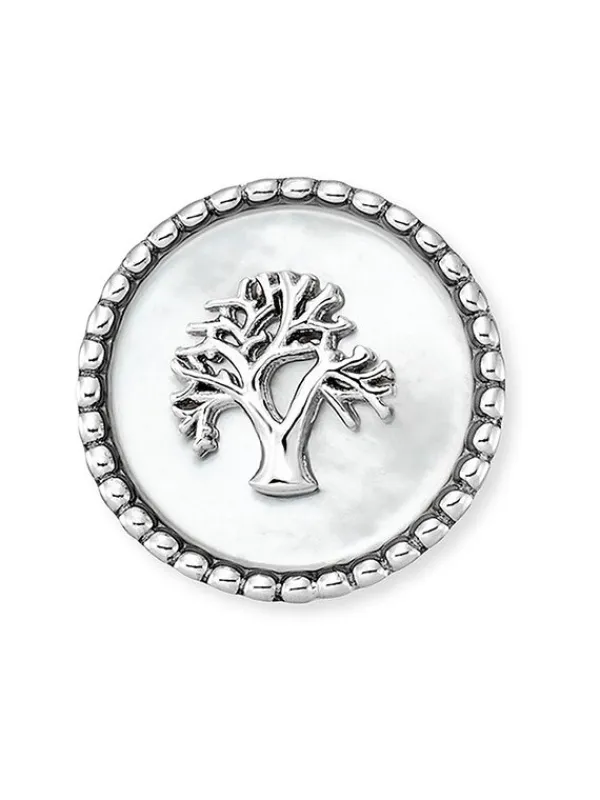ENGELSRUFER Ohrschmuck-Ohrstecker Lebensbaum Silber mit Perlmutt ERE-LILTREE-PE-ST