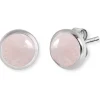 ENGELSRUFER Ohrschmuck-Ohrstecker Powerful Stone Rosenquarz ERE-RQ-ST
