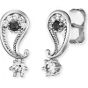 ENGELSRUFER Ohrschmuck-Ohrstecker Yin Yang Silber Zirkonia ERE-YIYA-ZI