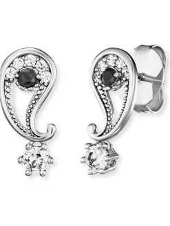 ENGELSRUFER Ohrschmuck-Ohrstecker Yin Yang Silber Zirkonia ERE-YIYA-ZI