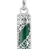 ENGELSRUFER Halsketten + Collier-Powerful Stone Malachit M 28 mm ERN-HEAL-ML-M