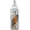 ENGELSRUFER Halsketten + Collier-Powerful Stone Tigerauge M 28 mm ERN-HEAL-TE-M