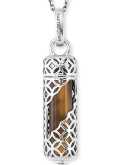 ENGELSRUFER Halsketten + Collier-Powerful Stone Tigerauge M 28 mm ERN-HEAL-TE-M
