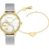 ENGELSRUFER Damenuhren-Set Uhr Happy Hearts mit Armband ERWO-HEART-02
