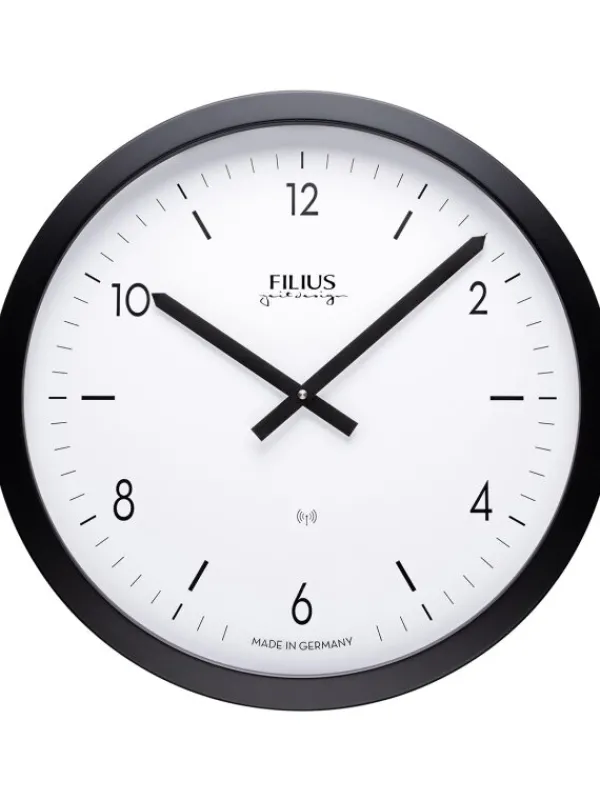 FILIUS Wecker + Co. | Wanduhren-Funk Wanduhr 40 cm 0304-7 Made in Germany 0304-7