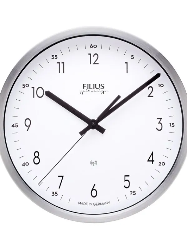 FILIUS Wecker + Co. | Wanduhren-Funk Wanduhr 30 cm Alu 0301-19
