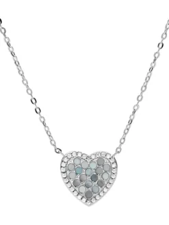 FOSSIL Halsketten + Collier-Elliot SILBER JFS00570040