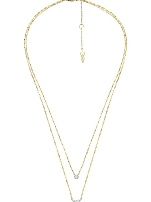 FOSSIL Halsketten + Collier-SADIE Token of Affection JF04357998