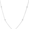 FOSSIL Halsketten + Collier-SILBER JFS00453040