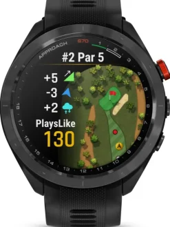 GARMIN Smartwatches | Herrenuhren-Approach® S70, schwarz, 47 mm, Golfuhr 010-02746-12