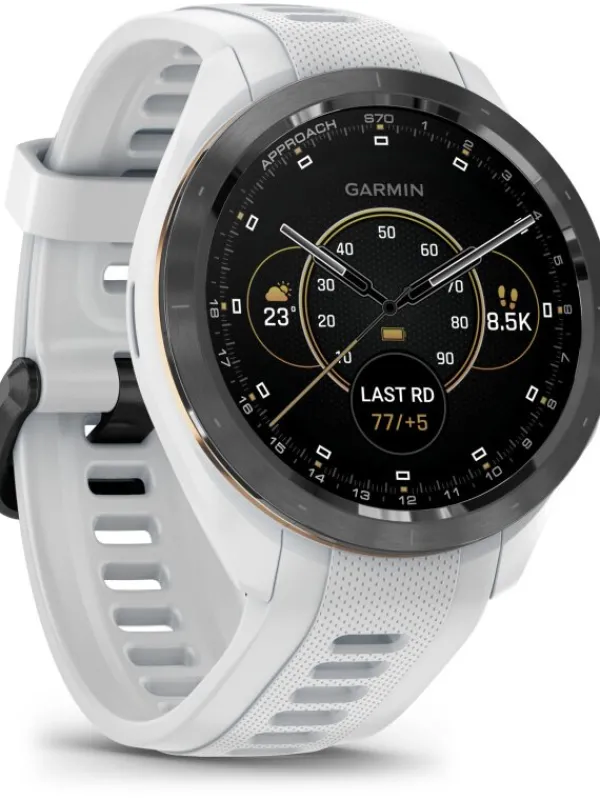 GARMIN Smartwatches | Herrenuhren-Approach® S70, weiß, 42 mm, Golfuhr 010-02746-10