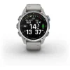 GARMIN Smartwatches | Herrenuhren-Descent™ Mk3 - 43mm Edelstahl mit Silikonarmband 010-02753-04