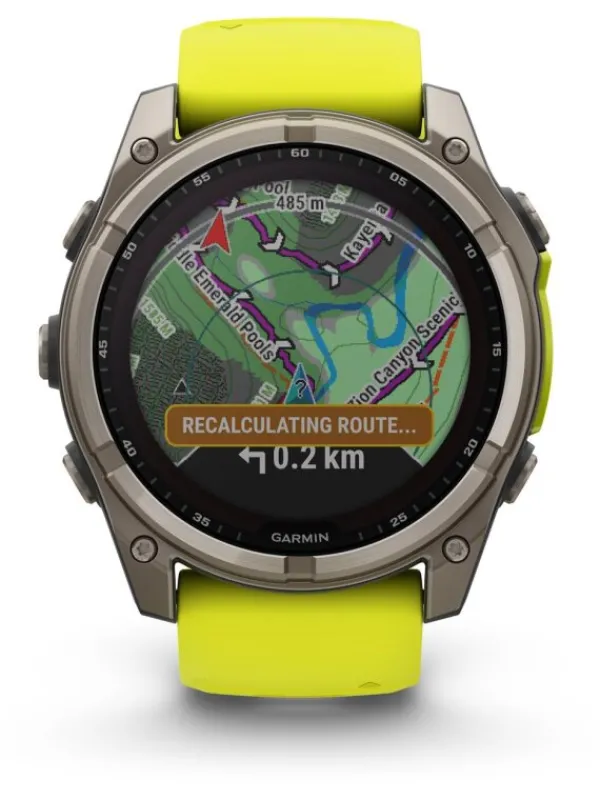 GARMIN Smartwatches | Herrenuhren-fēnix® 8 - 51 mm Solar Sapphire Graphit/Titanium Titan 010-02907-21
