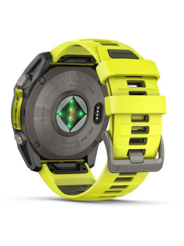 GARMIN Smartwatches | Herrenuhren-fēnix® 8 - 51 mm Solar Sapphire Graphit/Titanium Titan 010-02907-21