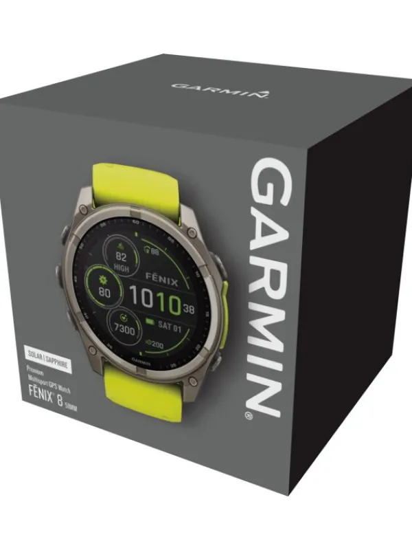 GARMIN Smartwatches | Herrenuhren-fēnix® 8 - 51 mm Solar Sapphire Graphit/Titanium Titan 010-02907-21