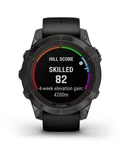 GARMIN Smartwatches | Herrenuhren-FĒNIX® 7 Pro – 47mm - Sapphire Solar Edition, Schwarz/Carbongrau Titan 010-02777-11